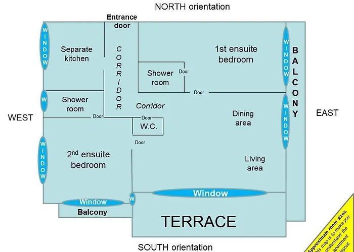Mariott Area: Sunny 2 Beds /2 Baths Appartamento *